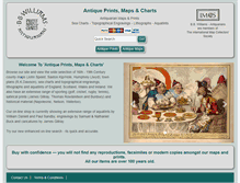 Tablet Screenshot of antique-prints-maps.com
