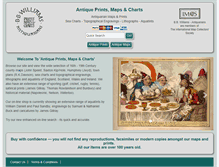 Tablet Screenshot of antique-prints-maps.co.uk